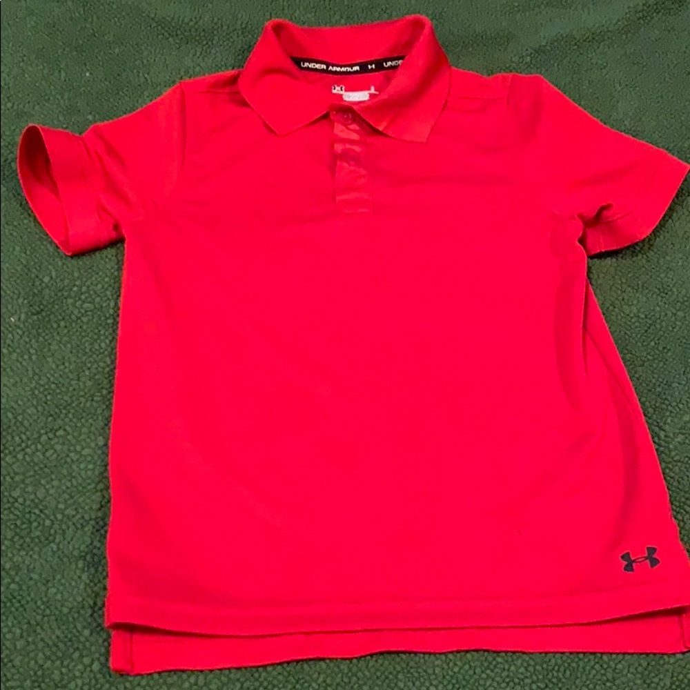 Boys under armour polo